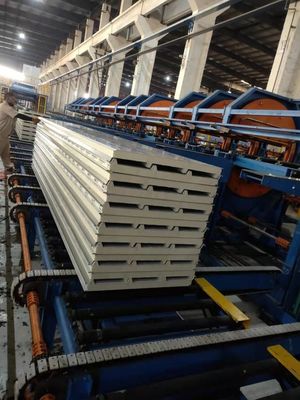 Industrial Flat Steel PUR Sandwich Panel 0.4mm-0.8mm Exterior interior wall