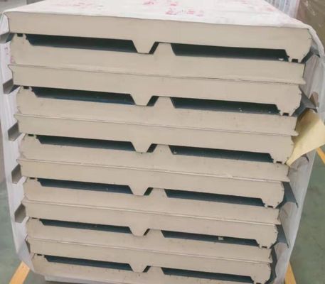 50mm-200mm Polyurethane Foam Sandwich Panels Cladding Cold Room Insulated Outdoor