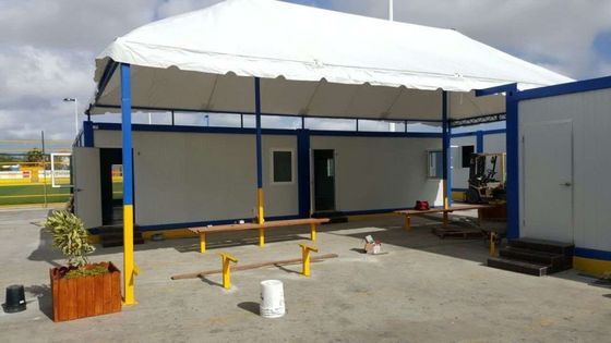 Prefab Folding Collapsible House Container High Heat Insulation For Office Building