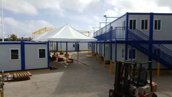 Prefab Folding Collapsible House Container High Heat Insulation For Office Building