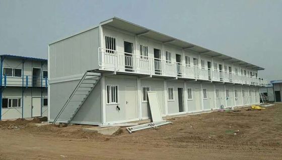 Prefab Folding Collapsible House Container High Heat Insulation For Office Building
