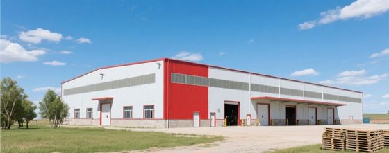 Mongolia Prefabricated Steel Structure Building Warehouses With Factory Price