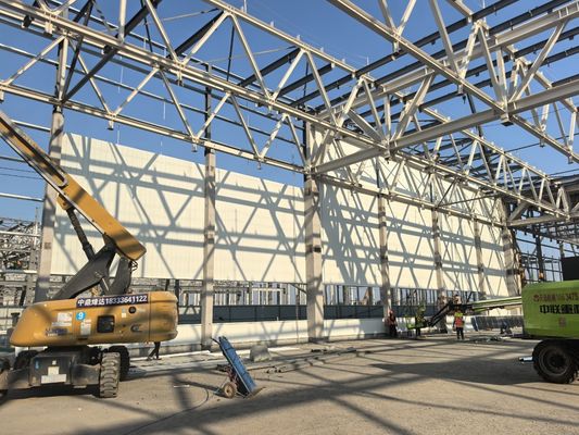 1000 Square Meter GB Standard Prefabricated Steel Structure Warehouse Welding Cutting for Food Factory  Workshop Building 