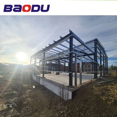 Canada Project Steel Structures Commercial Prefab Warehouse Metal Buildings Sheds Construction
