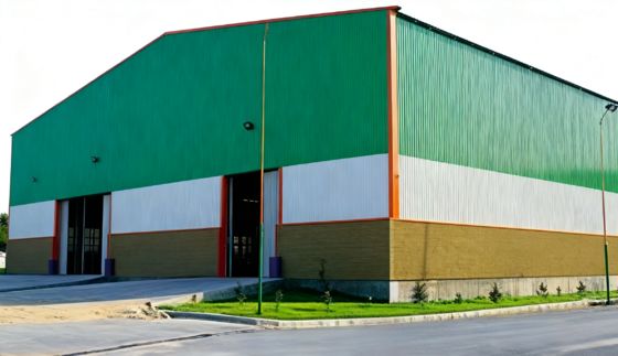 Steel Grade Sheet Cladding Light Steel Warehouse Commercial Prefabricated Building Steel Structures Workshop